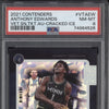 Anthony Edwards 2021 Panini Contenders Veteran Ticket Auto Cracked Ice /25 PSA 8