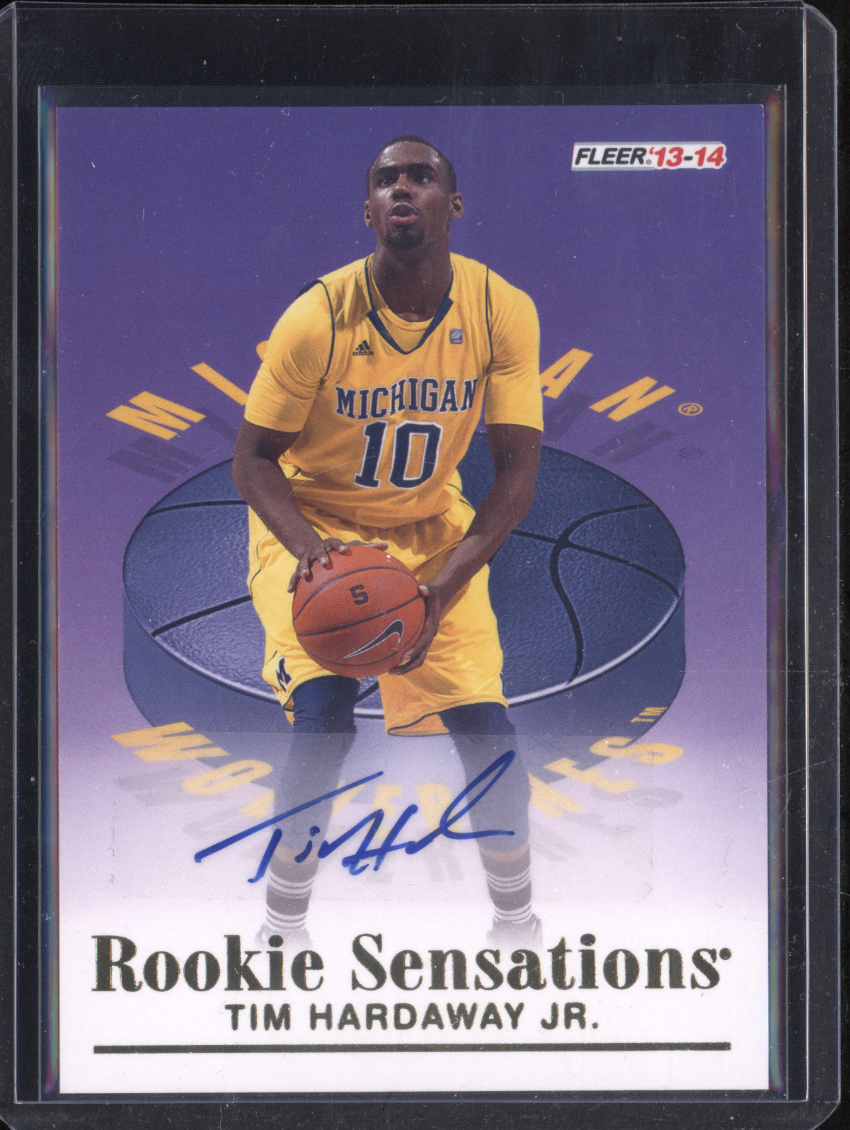 Tim Hardaway Jr 2013-14 Fleer Retro RS-5 1992-93 Rookie Sensations Auto