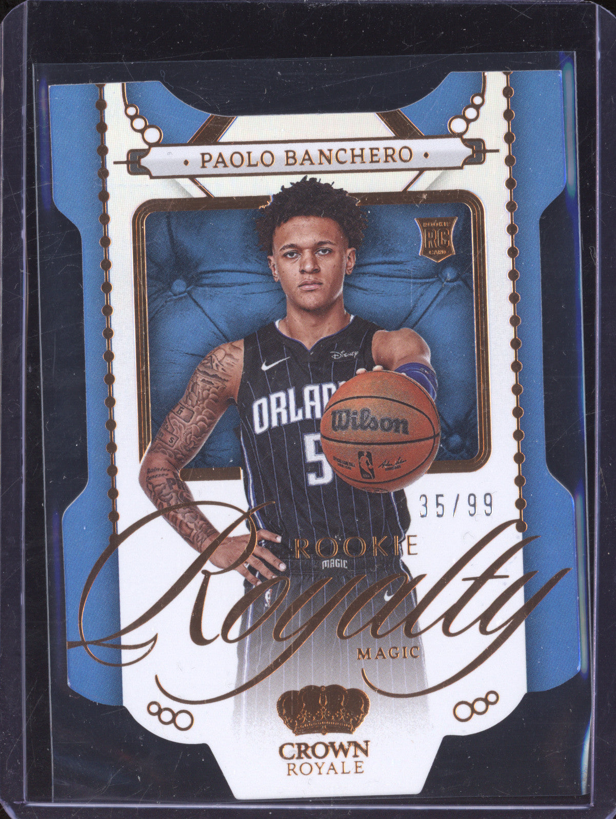Paolo Banchero 2022-23 Panini Crown Royale 1 Rookie Royalty RC 35/99