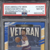 Donovan Mitchell 2020-21 Panini Absolute VA-DMI Veteran Auto Level 2 8/10 PSA 8