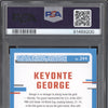 Keyonte George 2023-24 Panini Donruss 244 Holo Green Laser RC PSA 8