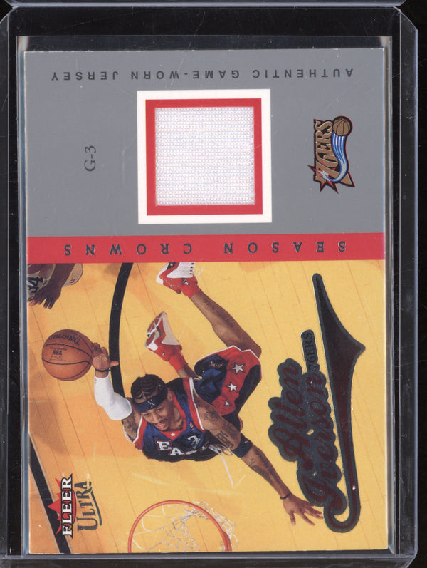 Allen Iverson 2004-05 Fleer Ultra SC-AI Season Crowns Jersey 294/349