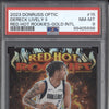 Dereck Lively II 2023 Panini Optic Hot Rookies Gold International RC /10 PSA 8