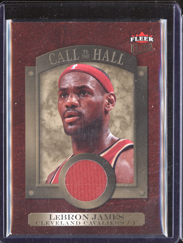 LeBron James 2007-08 Fleer Ultra CH-2 Call to the Hall Jersey