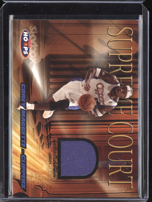 Corey Maggette 2004-05 Fleer Hoops SC/CM Supreme Court Jersey