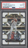 Tyrese Haliburton 2023-24 Panini Select 29 White Sparkle PSA 10