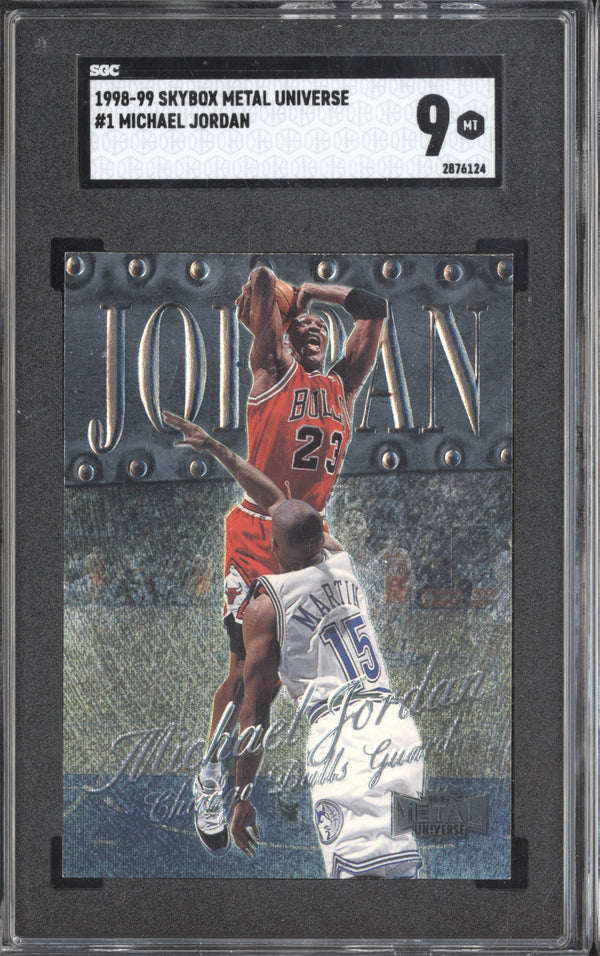 Michael Jordan 1998-99 Skybox Metal Universe 1 SGC 9