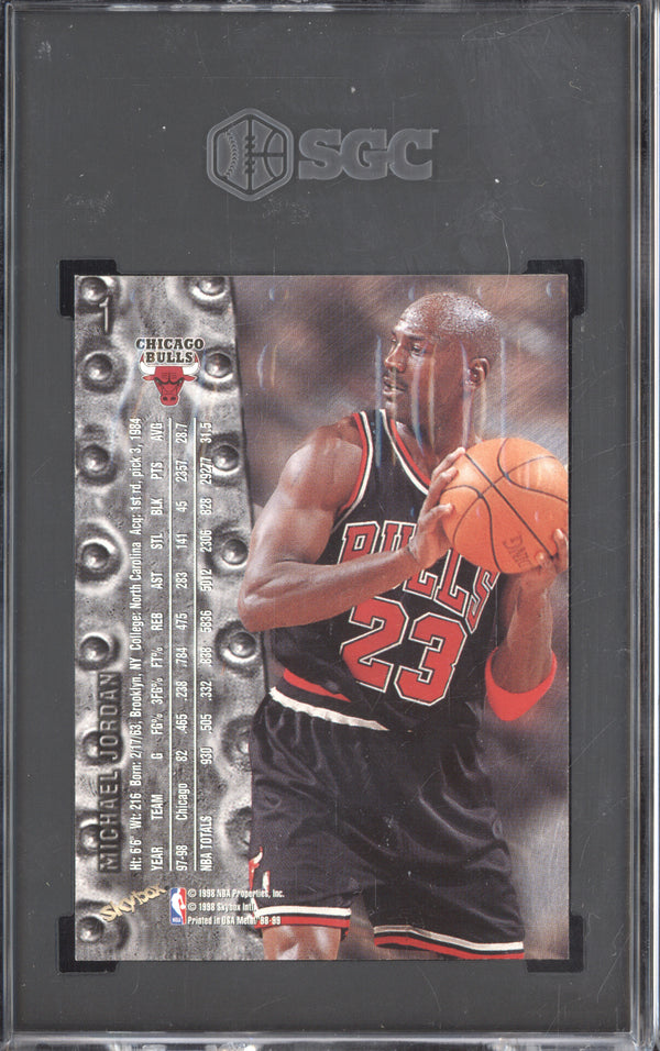 Michael Jordan 1998-99 Skybox Metal Universe 1 SGC 9