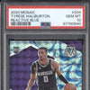 Tyrese Haliburton 2020-21 Panini Mosaic 204 Reactive Blue RC PSA 10