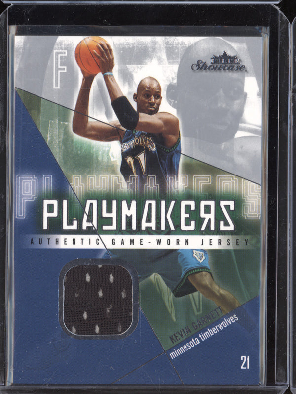 Kevin Garnett 2004-05 Fleer Showcase PM-KG Playmakers Jersey 62/300