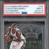 Giannis Antetokounmpo 2014-15 Panini Preferred 150 Autograph 11/75 PSA 9/10