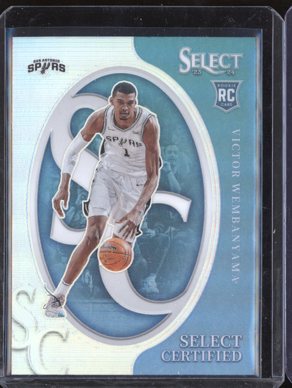 Victor Wembanyama 2023-24 Panini Select 3 Select Certified Silver RC