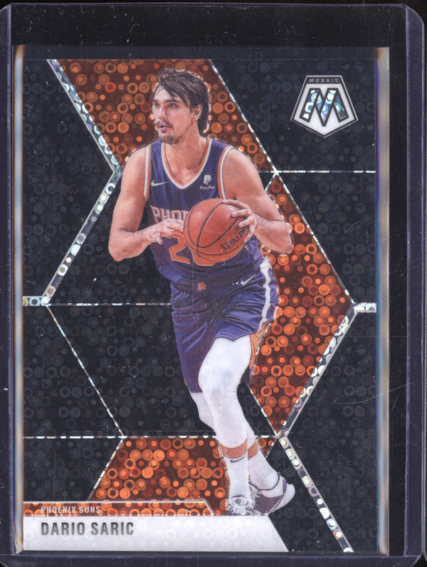 Dario Saric 2019-20 Panini Mosaic 168 Fast Break Black 1/1