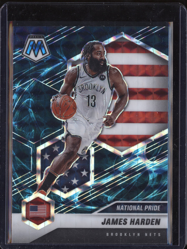 James Harden 2020-21 Panini Mosaic 256 Genesis - National Pride