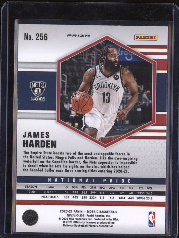 James Harden 2020-21 Panini Mosaic 256 Genesis - National Pride