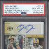 Jacobs Love 2024 Panini Score DT-LJ Double Trouble Auto 38/50 PSA 10/10