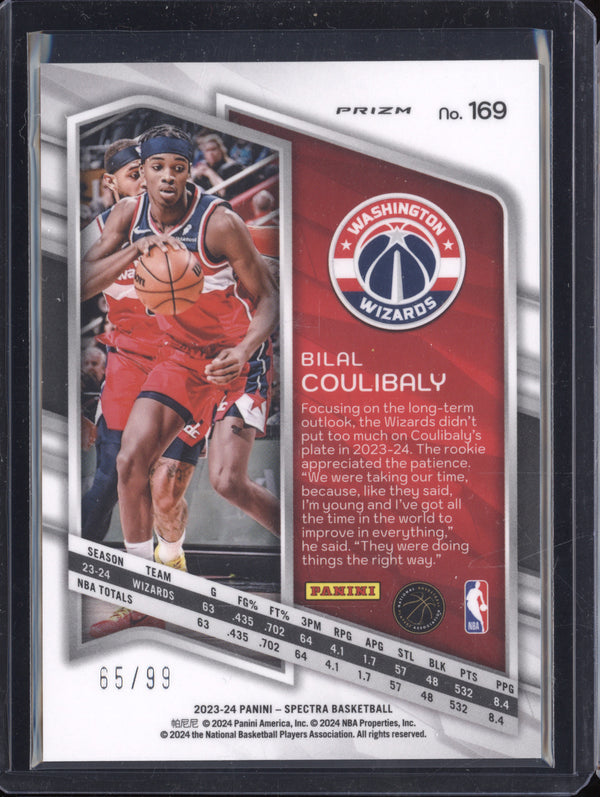 Bilal Coulibaly 2023-24 Panini Spectra 169 Intersteller RC 65/99