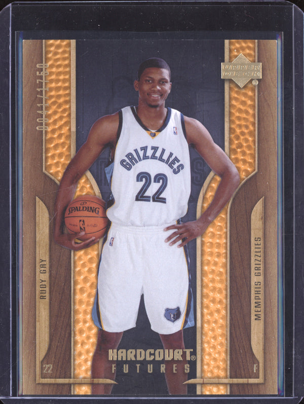 Rudy Gay 2006-07 Upper Deck Hardcourt 103 41/1750