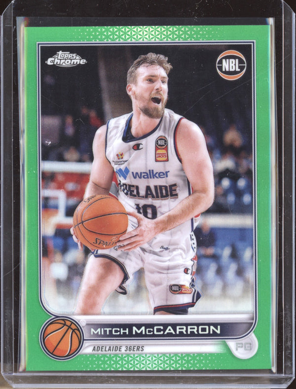 Mitch McCarron 2023 Topps Chrome NBL 8 Green 13/99