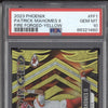 Patrick Mahomes II 2023 Panini Phoenix FF-1 Fire Forged Yellow 51/75 PSA 10