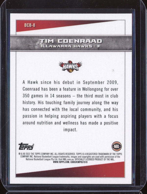 Tim Coenraad 2023 Topps NBL BCB-8 Big City Ballers Red 3/5