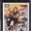 Embattled Han & Chewie 2023 Topps Chrome Star Wars Galaxy 21 Refractor