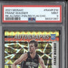 Franz Wagner 2021-22 Panini Mosaic RAM-FZW Yellow Choice Auto RC PSA 9