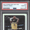 Lebron James 2021-22 Panini One and One 18 Jersey Numbered 6/99 PSA 10