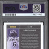 Lebron James 2021-22 Panini One and One 18 Jersey Numbered 6/99 PSA 10