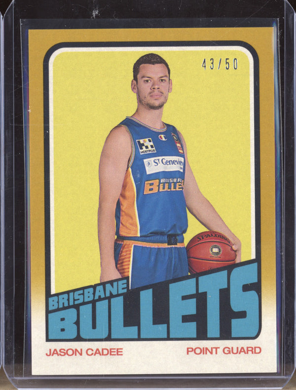 Jason Cadee 2023 Topps NBL 72-4 1972 Topps  43/50