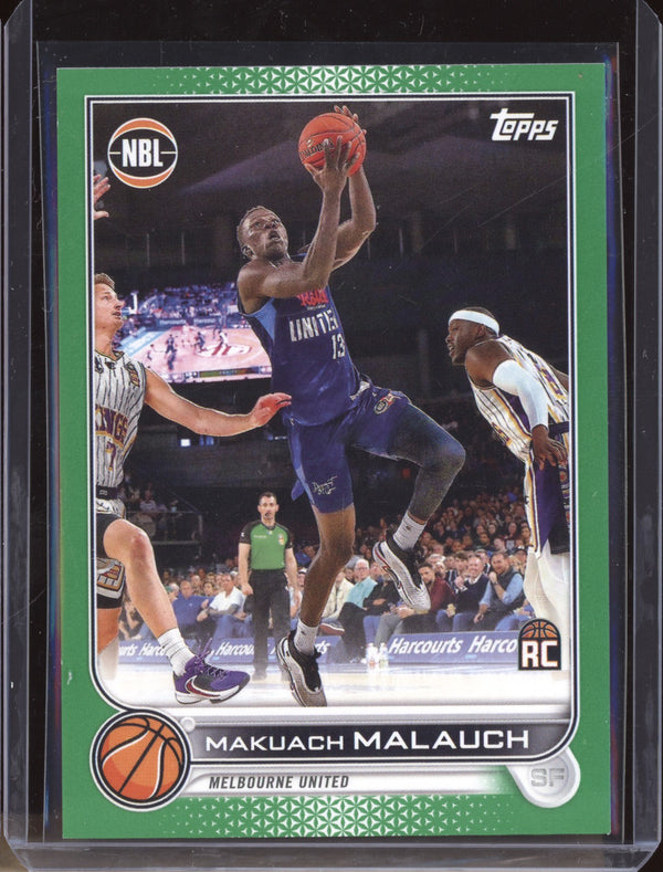 Makuach Malauch 2023 Topps NBL 46 Green RC 81/99