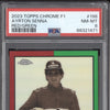 Ayrton Senna 2023 Topps Chrome F1 198 Red/Green Legends PSA 8