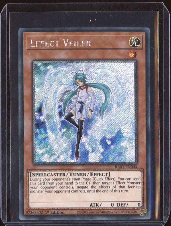 Effect Veiler 2023 Yu-Gi-Oh! 25th  RA01-EN003 Platinum Secret Rare