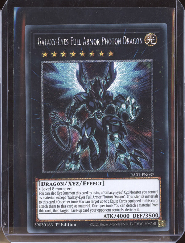 Galaxy-Eyes Full Armor Photon Dragon 2023 Yu-Gi-Oh! 25th RA01-EN037 Platinum Secret Rare