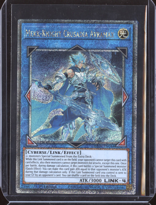 Mekk-Knight Crusadia Avramax 2023 Yu-Gi-Oh! 25th RA01-EN044 Quarter Century Secret Rare