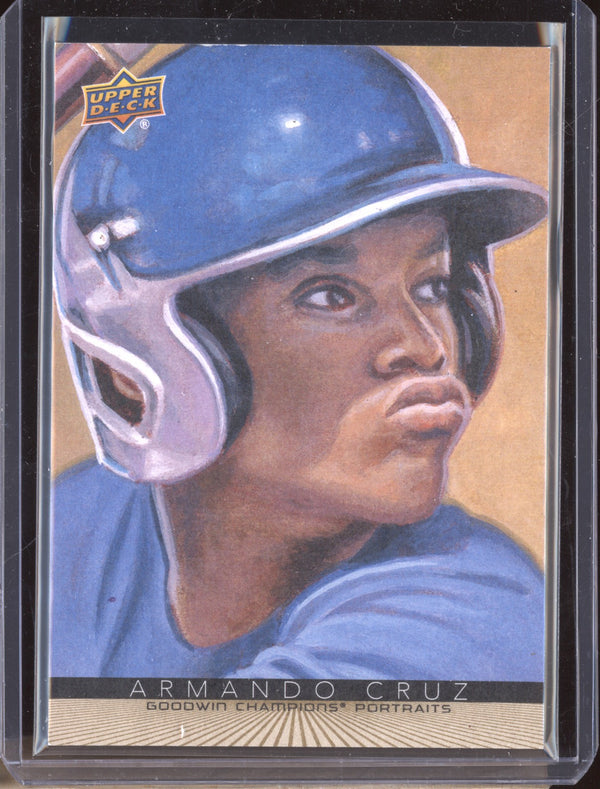 Armando Cruz 2022 Upper Deck Goodwin Champions P-80 Portraits