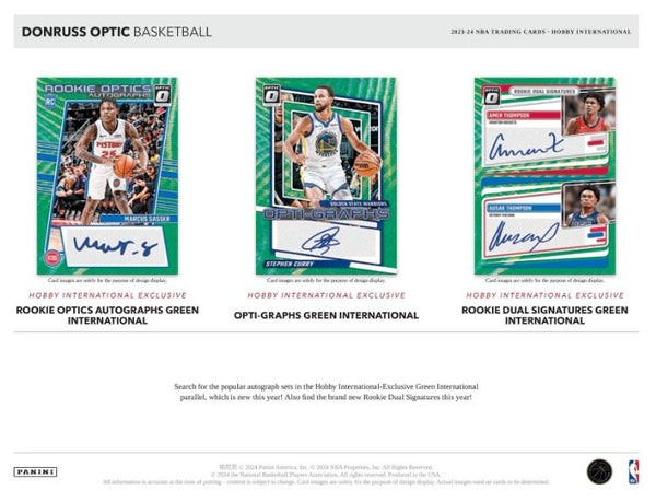 2023-24 Panini Donruss Optic Basketball - International Hobby Pack