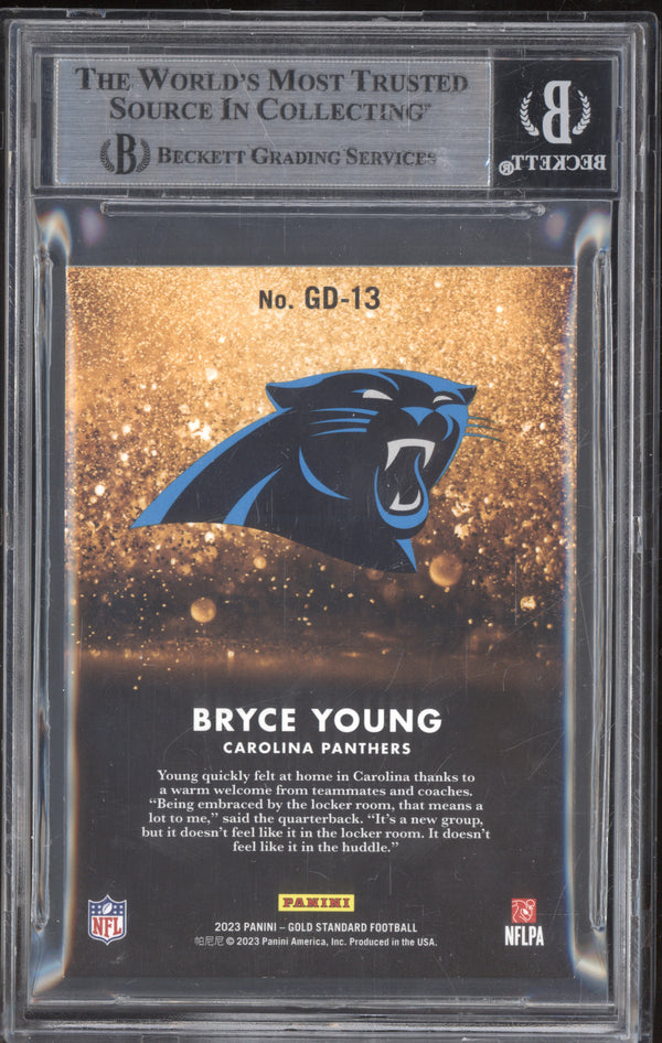 Bryce Young 2023 Panini Gold Standard GD-13 Gold Dust RC 5/24 BGS 9