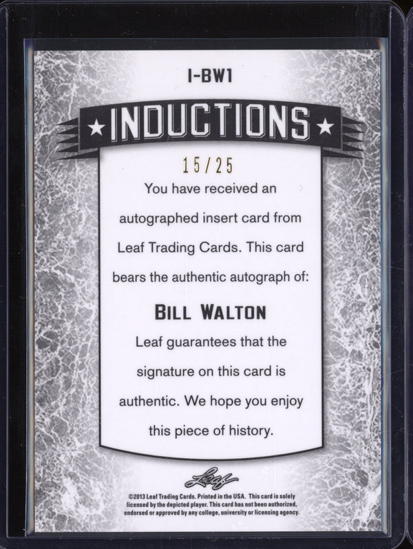 Bill Walton 2013 Leaf  I-BW1 Inductions Blue Auto 15/25