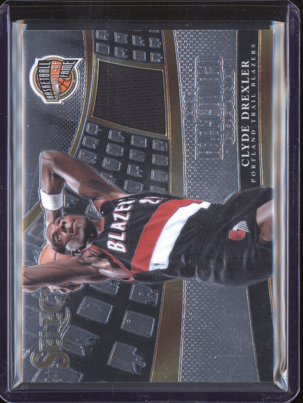 Clyde Drexler 2013-14 Panini Select 8 On Hallowed Grounds Jersey 5/149