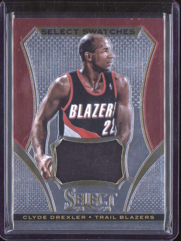 Clyde Drexler 2013-14 Panini Select 24 Select Swatches Jersey