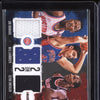 Dumars Laimbeer Clyde Drexler 2014-15 Panini Court Kings 2 on 2 Jersey 57/99