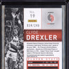 Clyde Drexler 2014-15 Panini Totally Certified 19 Red Jersey 34/249