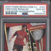 Cristiano Ronaldo 2020 Panini Revolution Premier League Legendary Auto RC PSA 10