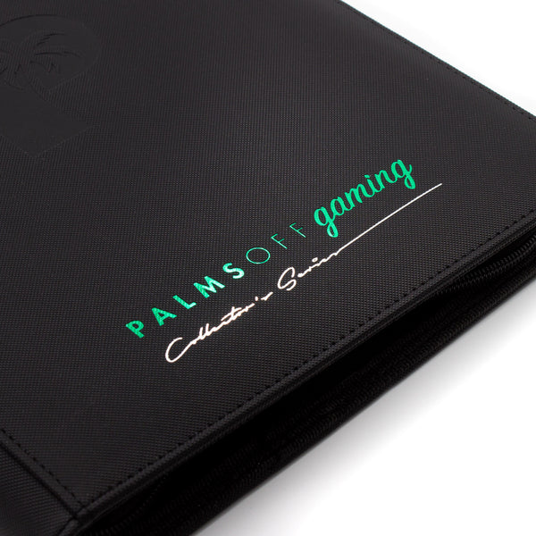 Palms Off Collector's Series 9 Pocket Zip Trading Card Binder - BLACK