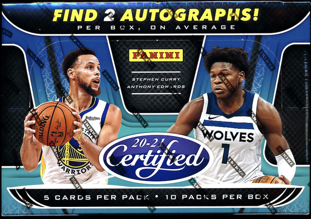 2020-21 Panini Certified Basketball Hobby Box