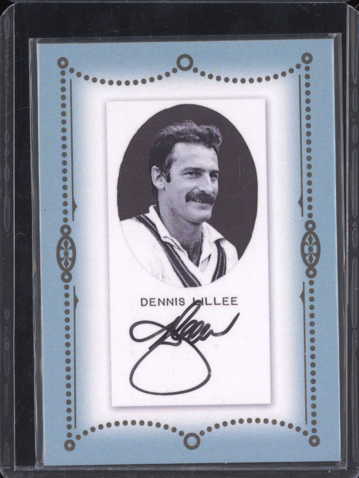 Dennis Lillee 2024 Futera Vintage Cricket CTA06 Taddies Autograph 1/9
