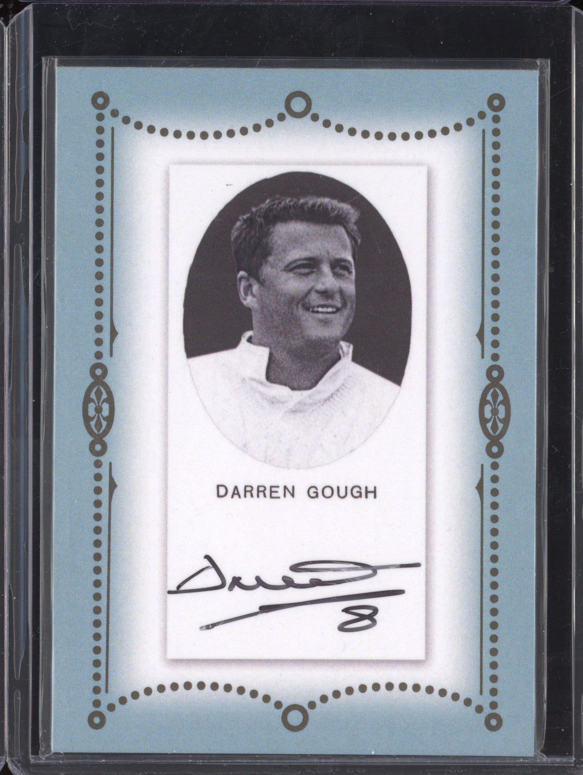 Darren Gough 2024 Futera Vintage Cricket CTA18 Taddies Autograph 2/10