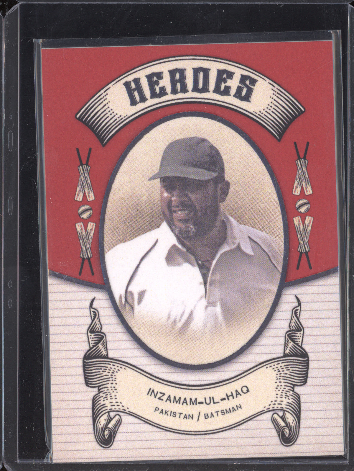 Inzamam-Ul-Haq 2024 Futera Vintage Cricket VC16 Heroes 3/5