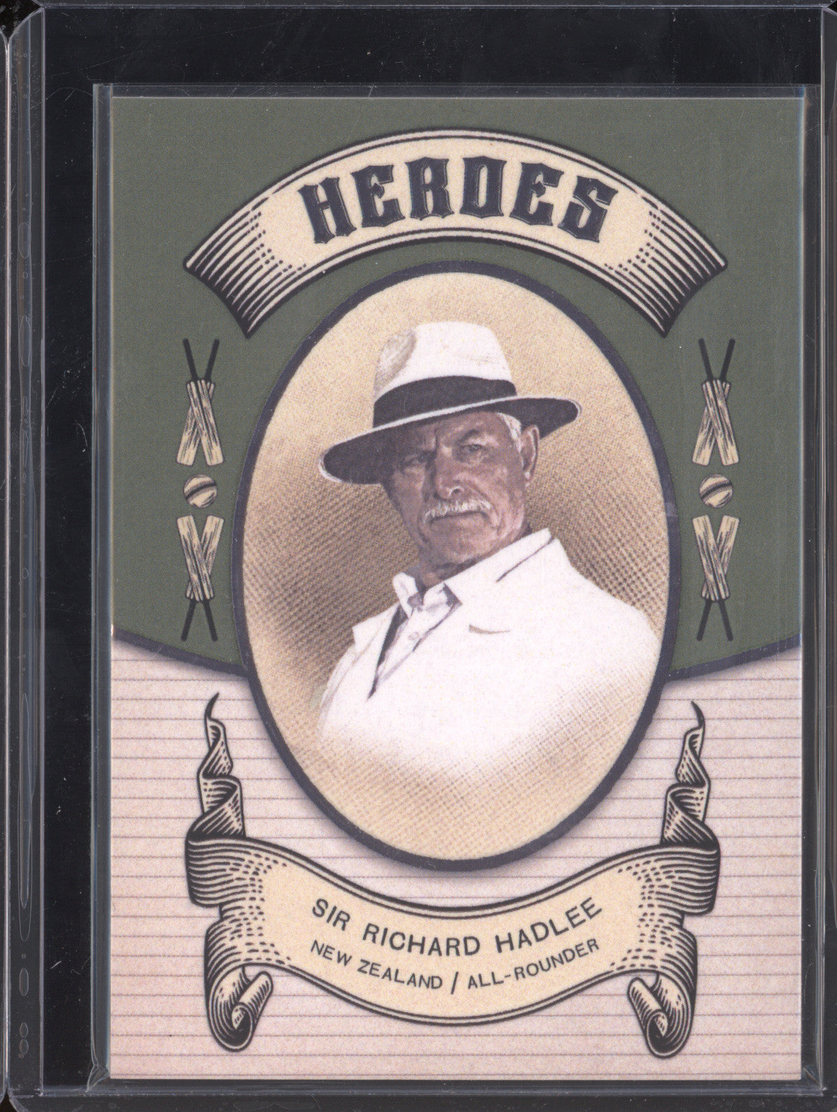 Sir Richard Hadlee 2024 Futera Vintage Cricket VC04 Heroes 7/21